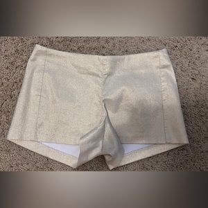 Lilly Pulitzer Gold Shorts